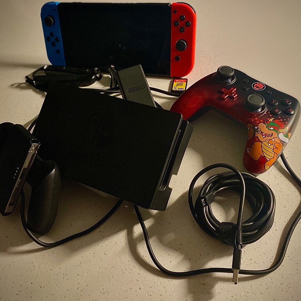 Nintendo Switch Console Red and Blue Joy-Con Gaming System